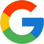 Google logo in red, yellow, green and blue